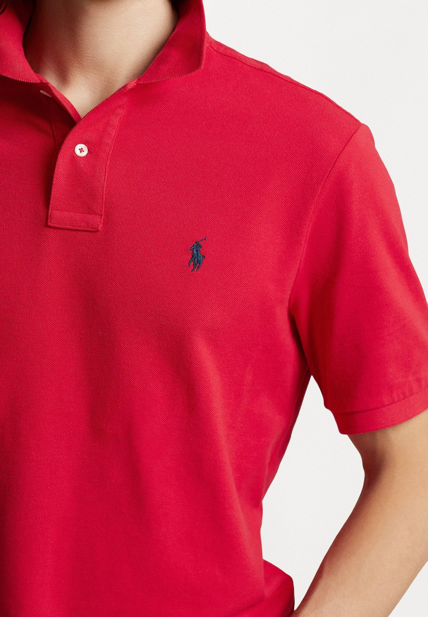 Ralph Lauren Erkek Polo Yaka T-shirt (Kırmızı)