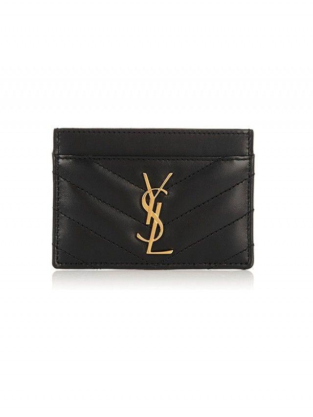 Yves Saint Laurent DERİ KARTLIK (Siyah)