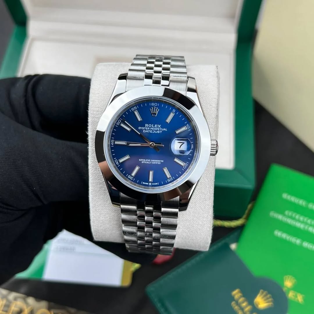 Rolex Mavi Saat (Orijinal Kutulu)