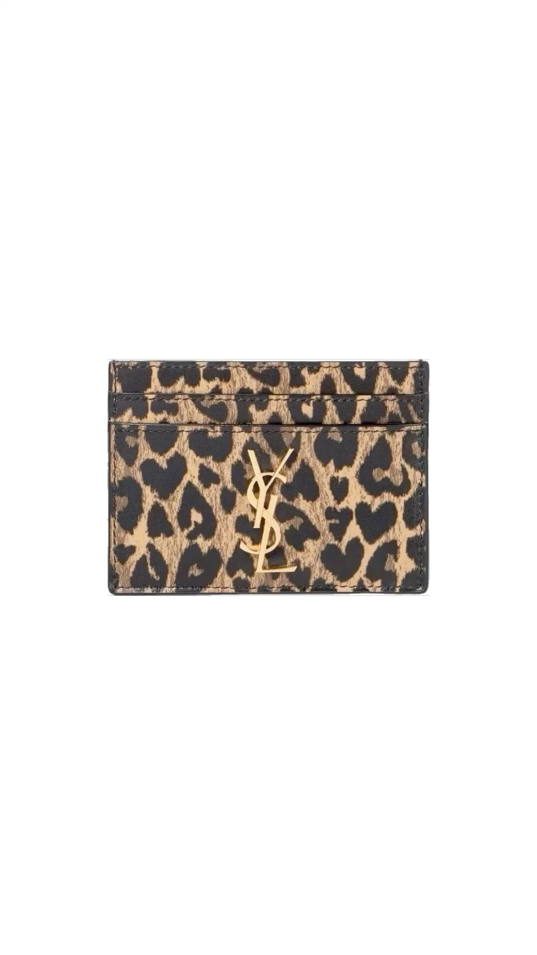 Yves Saint Laurent LEOPAR DESENLİ KARTLIK